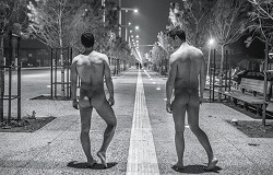 urbannudism:  Naked in Thessaloniki Greece