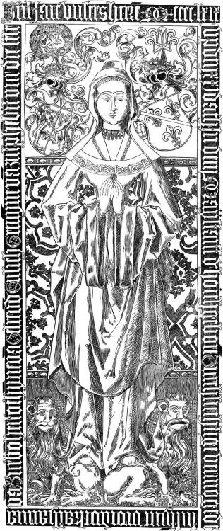 Tombstone of Catherine of Bourbon, duchess of Guelders (1440-1469), Sint-Stevenskerk, Nijmegen, the 