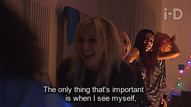 kkraftkklub:    ‘’Just imagine if everyone was themselves, how different everyone would be and how refreshing it would be to walk out the door every day. And all the people that you would meet! And you wouldn’t.. no one would be scared.’’ -