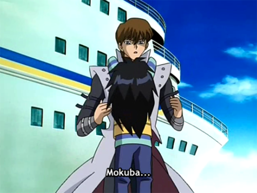 theabcsofjustice:Mokuba just plows through everyone in order to get to his brother. XD I love how he