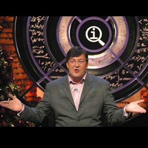 Why aren’t you watching QI right now? I don’t know. You’re clearly mad. #QI #StephenFry #Smartissexy #iloveQi #BBC #funny #genius