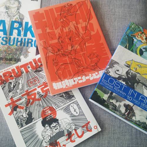 Finally received my books&hellip;#thomasromain #killlakill #otomo #akira #animebooks