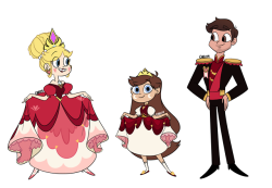 chibicmps:  The queen, the king and the heir. 