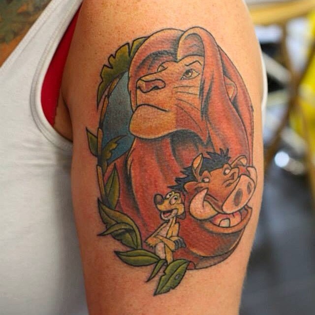 Disney Tattoos on Instagram Im always a sucker for Lion King and  especially when its Simba and his mama Sarabi  lovely piece by  pernillatattoos go follow
