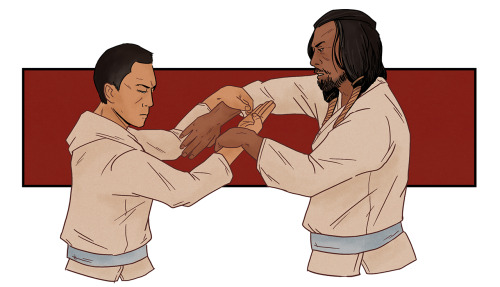 kaprosuchus: isn’t it cool that baze and chirrut being married and workin out every day and pr