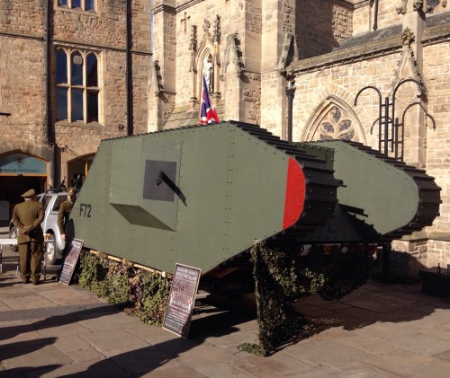 So there’s a tank in Durham today. Part of Barnard Castle’s Tank Tour.