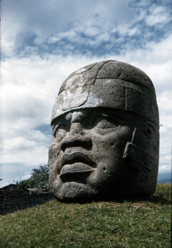 Xalapa Museum, Veracruz, La Venta, Olmec. Photo taken by Octavio Medellin in 1959.