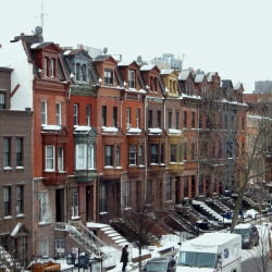 wanderingnewyork:  Houses in Bedford-Stuyvesant,