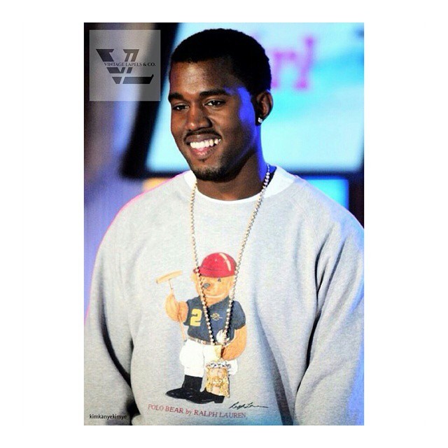 VINTAGE LAPELS — POLO BEAR X KANYE // BACK WHEN  WAS IN A...