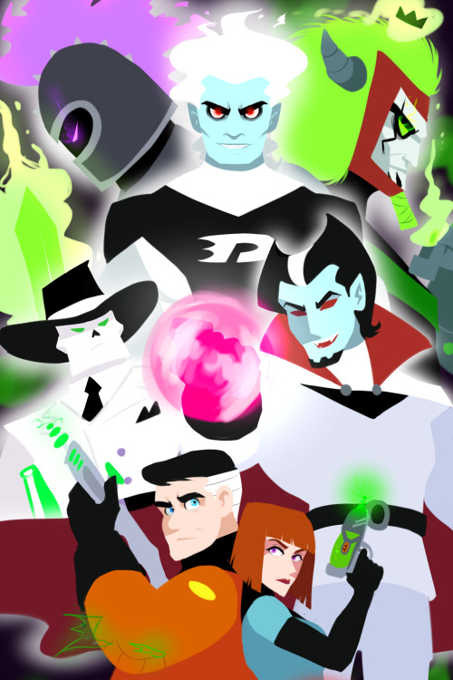 beccadrawsstuff:   It was then that he knew what he had to do He had to stop all the ghosts that were comin’ through He’s here to fight for me and you!  Happy tenth anniversary to Danny Phantom!! 