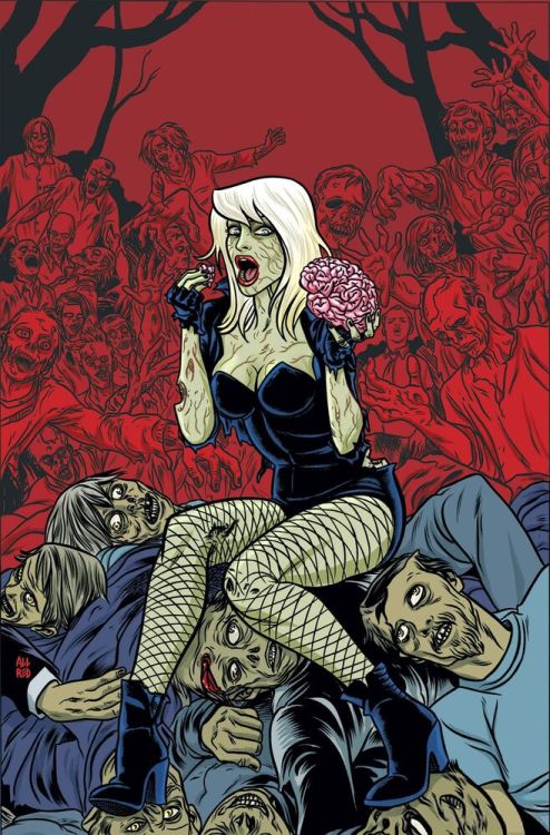 Black Canary (2015) #5textless Monster of the Month Variant by Michael Allred and Laura Allred