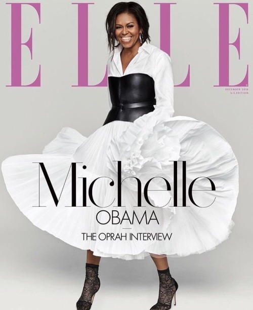 MICHELLE OBAMA x ELLE DECEMBER 2018 -The Oprah Issue! 1966mag.com