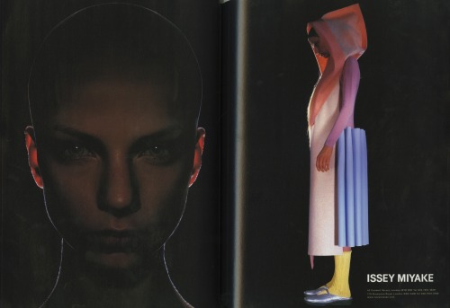 adarchives:  Issey Miyake in i-D ISSUE 201