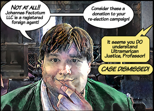 therobotmonster: The People of Ultramerica VS Johannes Factotum Professor of (Practically) Everythin