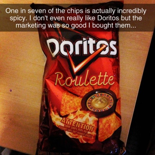 ask-koki-kariya:  lolshtus:  Doritos Is Doing It Again  thanks satan