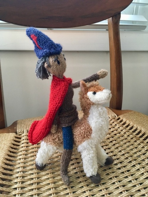 “Onward&hellip;. Triumph?” Introducing my little scrap doll of King Graham! He&rsquo