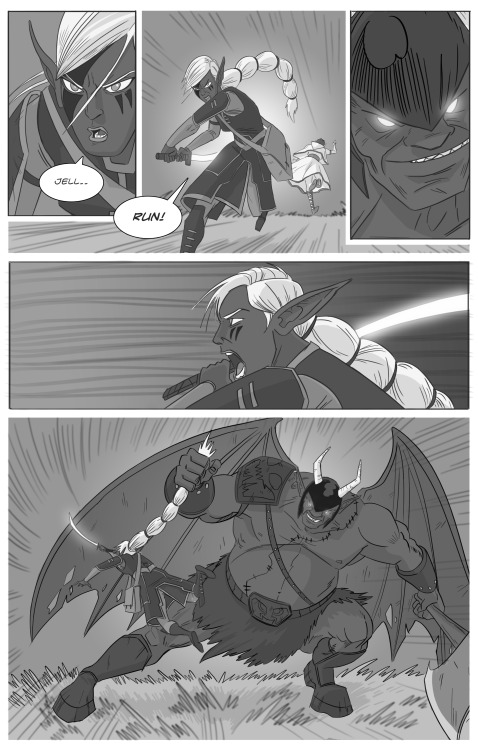 giancarlovolpe:Well, that escalated quickly.God of Love Part 2!Confused?  Read part 1 here.The next update will be February 28, 2015!Thank you everyone who liked and reblogged!  Spread the word!  This comic is FREE dang it!!