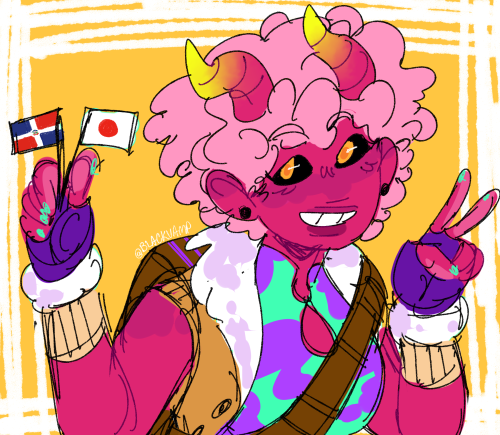 bl4ckvamp: wanted to draw a mina!