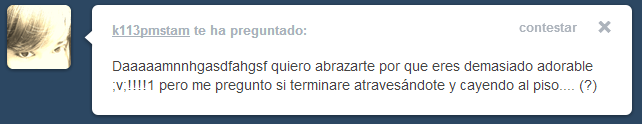 ask-ponyghost:  traslate: I want to hug you because you’re so adorable! but I wonder