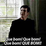Aquele momento em que sua mãe vem toda feliz te falar que vai receber visitas na sua casa: 