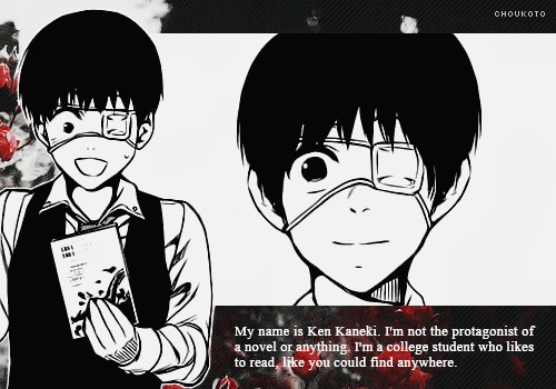 choukoto:     「 東京喰種 」━━━━━━━━━━━━━━━━━━━━━━━━━❞ Get Out Alive     ❞   
