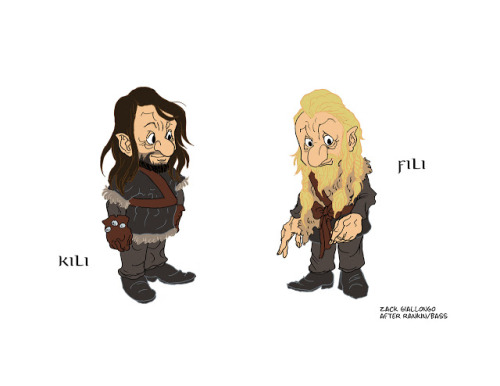 the-shadow-is-a-passing-thing:The Hobbit Dwarves re-imagined in Rankin/Bass style, Zack Giallougo.