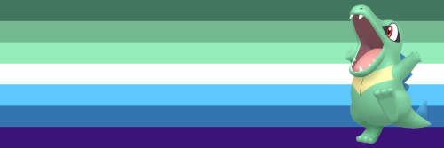 The Gay Flag Color Picked From Shiny Totodile