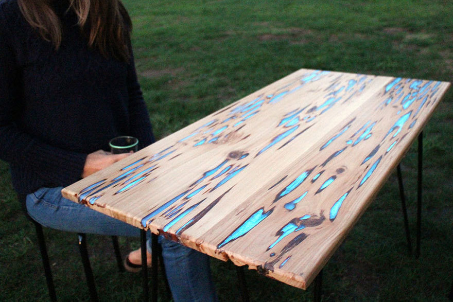 How To Make Your Own Glow In The Dark Table