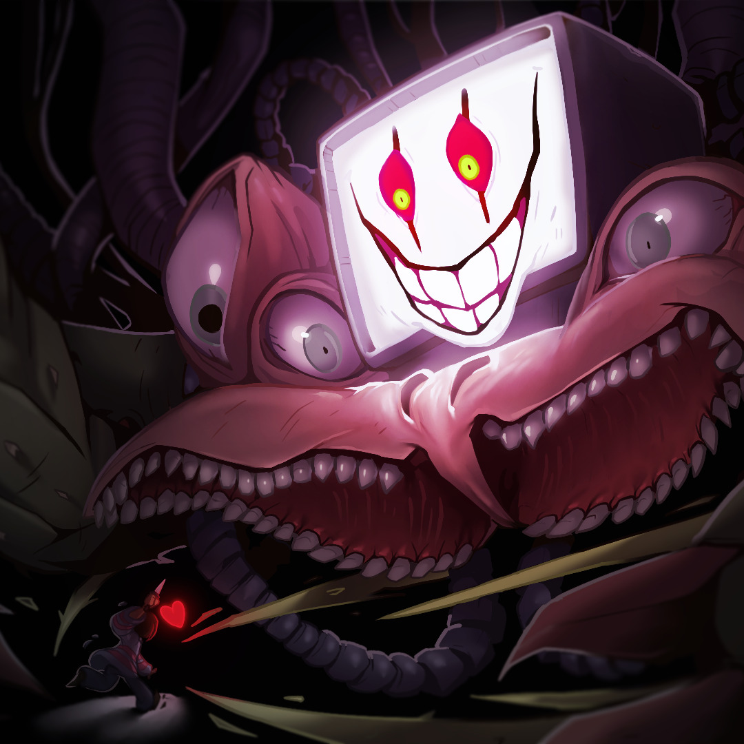 palidoozy-art:  Here’s a small compilation post of all the Undertale boss paintings