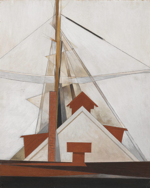 the-barnes-art-collection: Masts by Charles Demuth, The Barnes FoundationBarnes Foundation (Philadel