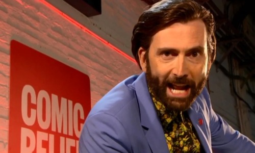March 20, 2021Comic Relief broadcasts on BBC One for Red Nose Day, with hosts David Tennant, Alesha 