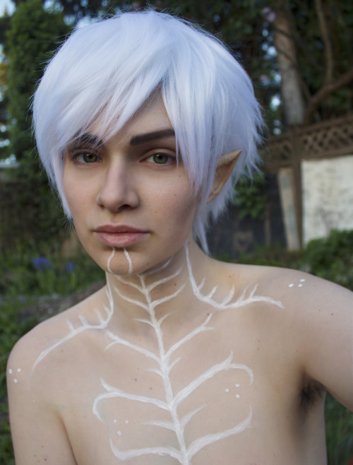 goddess-of-chaos-and-discord:  criedwolves:  quick fenris test! i intended to cosplay cole first but i got quite a few requests to do this and since i wanted to do some more makeup i just went for it (i know i look like a baby, we’ll just say this is