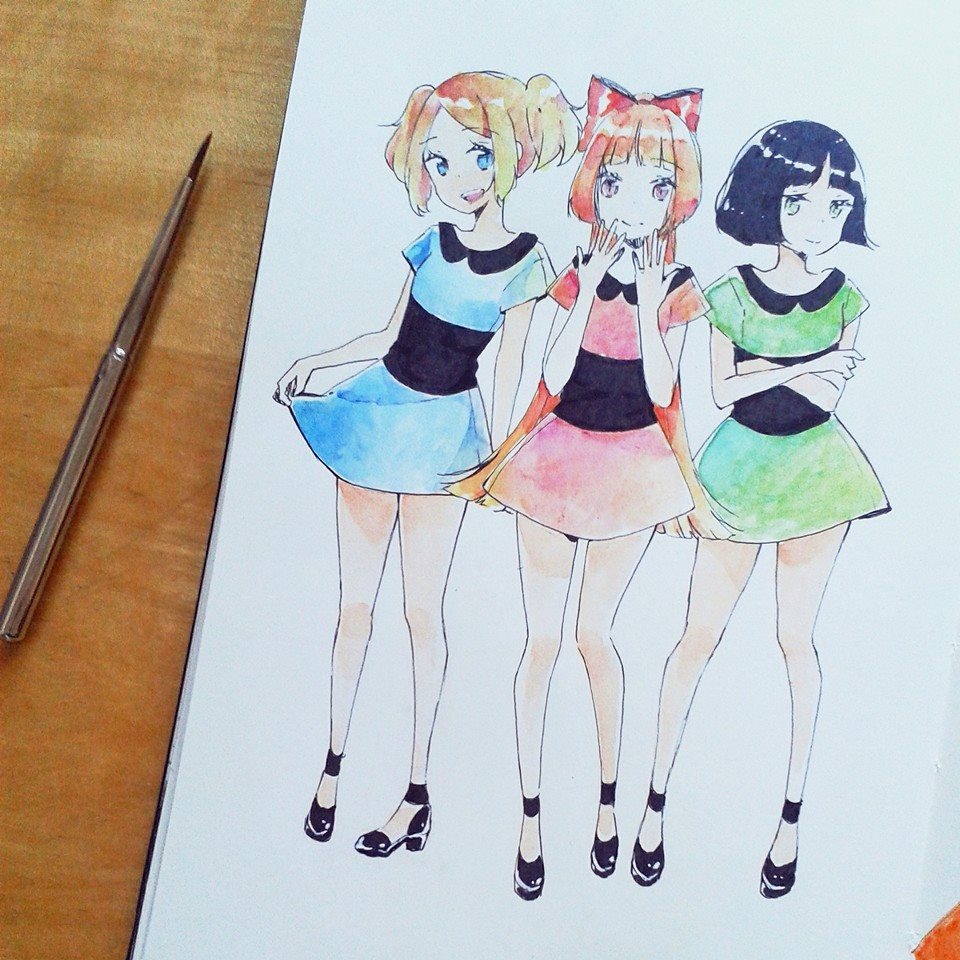 yennineii:  the powerpuff girls! 