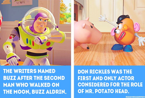 mickeyandcompany:  10 things you didn’t know about Toy Story (adapted from Oh My