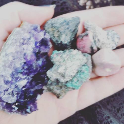 Coyote moon <3 #witchcraft #occult #crystals #amethystcluster