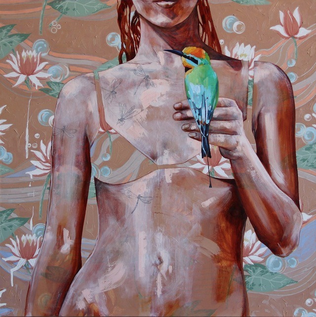 wordsnquotes:  artsnskills:Wallflowers by Jessica Watts  Australian painter Jessica