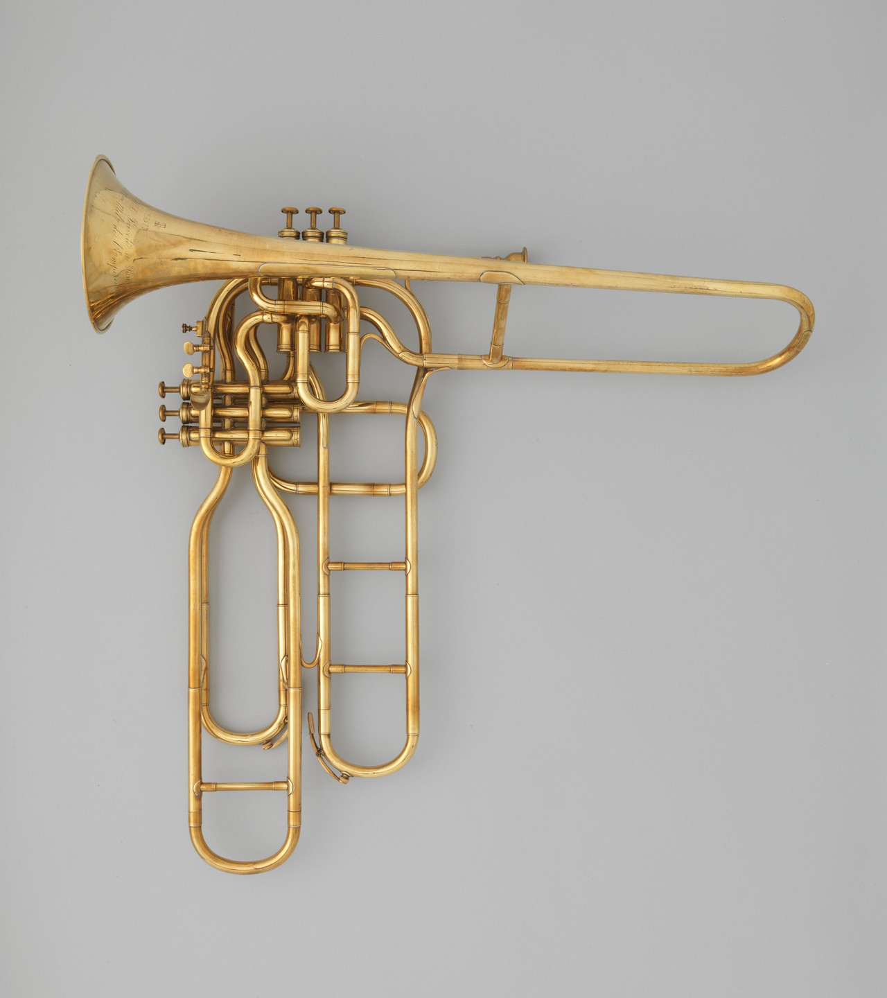 berndwuersching:Tenor valve trombone by Adolphe SaxBrass, white metal, corkMetropolitan