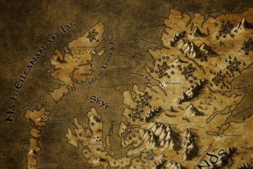 callumogden: Map of ScotlandDrawn in a fantasy Lord of Rings / The Hobbit style.I’m currently sellin