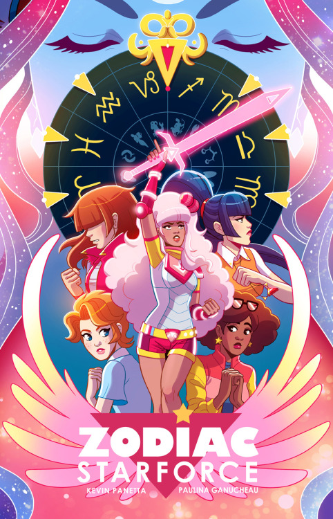 jakewyattriot:  babsdraws:pizza-party:  Finally getting to do that “all the Zodiac Starforce covers in one place” post I said I was gonna do!So gloriously pink and fun and exciting!Issue #1 Big Planet Comics variant by Paulina Ganucheau, regular