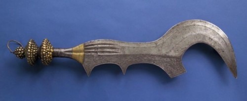 Ngombe Ngulu presentation sword, Central Africa, circa 1900.from the Springfield Science Museum