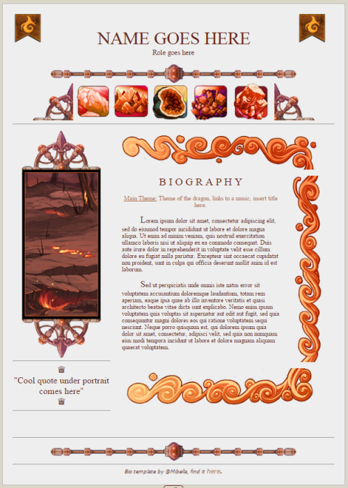 Heres Some Sweet Free Template Bios And Ressources You Can Find Here!