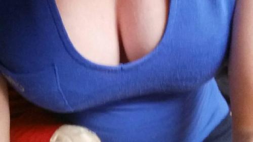 I told her to dress with her tits popping out. She listens well.