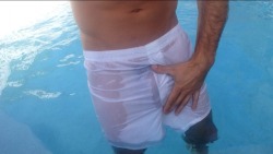 Obscenebulges:  Exposedhotguys:  Have You Seen The Video Of Me In Wet White Boxers