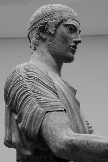 ignudiamore:The Charioteer of Delphi.