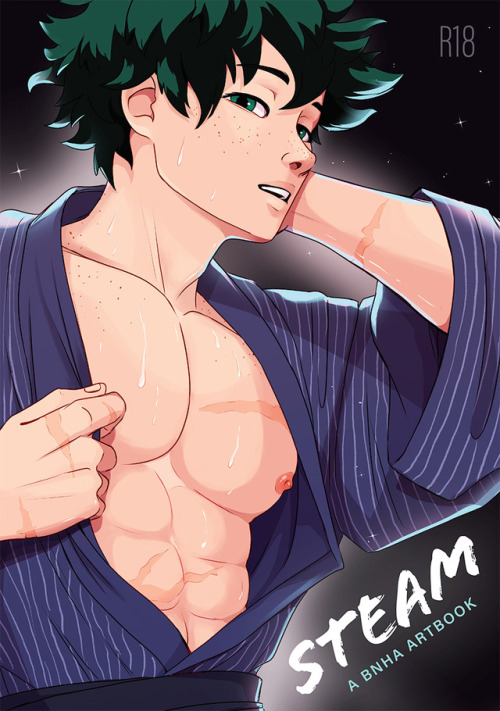 Steam available for preorder now!I’ve made my BNHA pieces from kinktober into an artbook! Steam is a