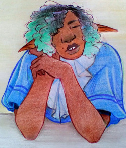 dailytaako:Today’s Taako was really tired so hes just resting his eyes for a bit.