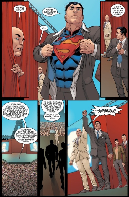 Superman vs. Kalibak.[from Injustice (2013) #8]