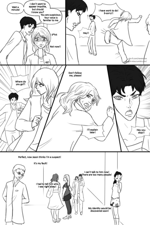 ravengirl-misa:Another little stupid fan comic, about Caroline Hill this time.I’ve a lot of idea, bu