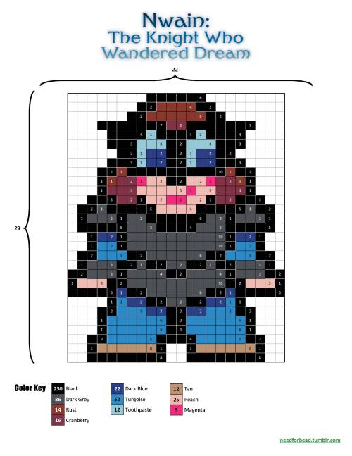 Nwain:  NwainNwain is an animated web comic created by Terrana Cliff.More Nwain perler bead des