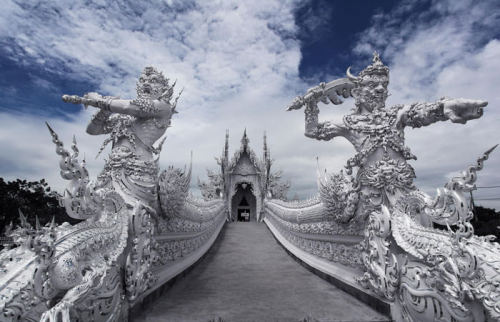 tailsofwonders:A fantastic tour of White Temple in Thailand - the craziest buddhist temple I’ve seen